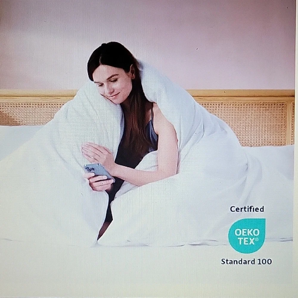 Nestl King white duvet cover & 2 pillow shams 104